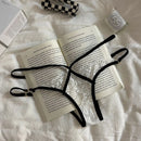Lace G Strings Low Waist Seamless Panties with Sheer Mesh Panels for a Sensual Fit