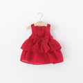 Baby Girls Dress Summer Bow Children's Dress Lovely Princess Birthday Party Baby Dress Baby Girl Clothing