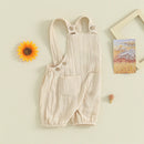 Infant Baby Boys Girls Overalls Rompers Newborn Spring Fall Outfit 0-24M