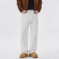Men Loose Straight Jeans Male Denim Pants
