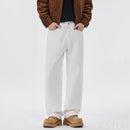 Men Loose Straight Jeans Male Denim Pants