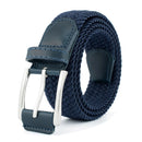 Woven Braided Belt for Junior Casual Jeans Pants Golf Belt Canvas Belt