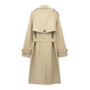 Women's Trench Coat Autumn Fashion With Belt Trench Coat For Women Double Breasted Long Jacket Women's Windbreaker