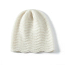 Cashmere Hat for Women Casual Knitted Jacquard Beanies Solid Soft Keep Warm Female Cap