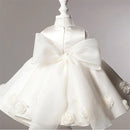 Kid Girls Birthday Party Dresses Children Clothing Baby Wedding Princess Dresses Bow Flower Toddler