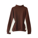 Women Sweatshirt Vintage Streetwear Patchwork Pullover Sweatshirt Trashy Clothes Autumn