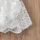 Infant Baby Girl Romper Dress Lace Tie-Up Halter Neck Sleeveless Backless Clothing Summer Casual Newborn Girl Princess Jumpsuits