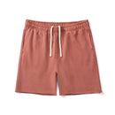 Summer Dark Washed Shorts Men Raw Hem Sweatshirts