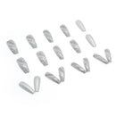 24-piece Long Minimalist Flash Finger nail