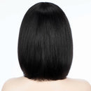 Black bob wig on a white background, Obroi