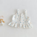 Girls' Floral Doll Shirt Summer Baby Fresh Camisole Children's