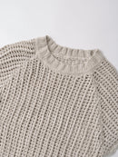 Cropped Sweaters Fall Clothes Casual Cable Knit Pullovers Top Batwing Sleeve Sweater top