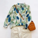 women retro cotton linen shirts and blouses ramie floral tops linen women's clothing