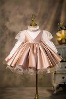 Children Birthday Dress for Baby Girl Ball Gown Infant Royal Spain Princess Dress Kids Boutique Clothes