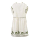 Summer Women Casual Loose Floral Embroidered Short Dress