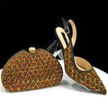 Summer Women Sandals Shoes With Matching Bag Set Heels Sandal Shoes And Bag Set For Party