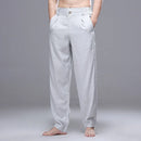 Spring Summer Linen Cotton Pants Men Thin Loose Casual Pants Style Vintage Gents Pants Men Trousers