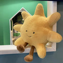 Funny Sun Moon Soft Plush Toy Baby Cute Throw Pillow Comfort Dolls Home Decor Xmas Gift Kids