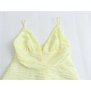 Women Texture Spaghetti Strap Dress Summer Ladies Mini Party Dress Short Holiday