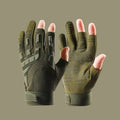 Motorcycle Gloves Vintage Anti-Slip Racing Finger Mittens Leather Men Fingerless Gloves