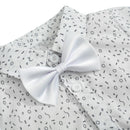 Baby Boy Summer Bodysuit Full Short Sleeve Romper with Bow Infant Gentleman Birthday Clothes Soft