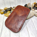 Thin Key Case Leather Drawstring Key Holder Mini Key Bag Small House Keys Organizer Wallet Pouch