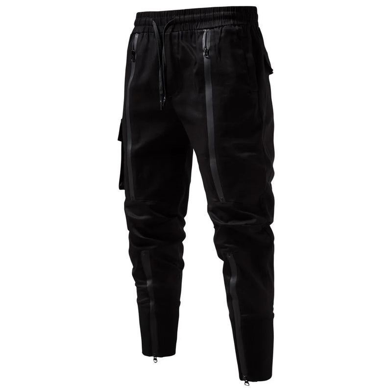 Track Pants Trousers Men Cargo Jumpsuit Steampunk Bottoms Casual Jogger