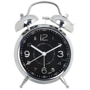 Loud Alarm Clock for Heavy Sleepers Adults Retro 4.5 Inch Silent Quartz with Backlight Twin Bell Analog Kids Alarm Clocks