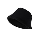 Women Hat Autumn Winter Windproof Keep Warm Ear Protect Cap Flat Top Plush Brim Casual