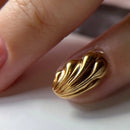 Press on Nails Almond Shape False Nails Woman Medium Short Nail Tips