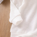 Toddler Boy Casual Solid Ribbed Long-sleeve for Henley Shirt
