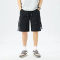 Men's Cargo Shorts Elastic Waist Casual Summer Shorts