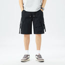 Men's Cargo Shorts Elastic Waist Casual Summer Shorts