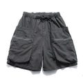 Retro Men Loose Straight Leg Clean Large Casual Five-Quarter Length Pants