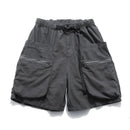 Retro Men Loose Straight Leg Clean Large Casual Five-Quarter Length Pants