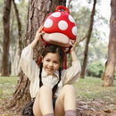 Red Mushroom School Bags for Kindergarten Girls Boys Kawaii Travel Backpack Toddler Children's Bag Gift
