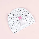 Beanie for Baby Girls Cute Large Bowknot Turban Hat Cotton Soft Infantil Skullies