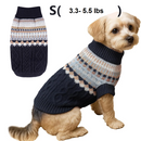 Knit Dog Cat Sweater Winter Warm Weather Pullover Pet Clothes Outfits Sweater for Medium Dogs Cats