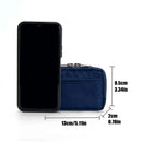 Men Wallet Earbuds Storage Bag Card Holder Case Journey Bank Card Organizer Zipper Coin Purse