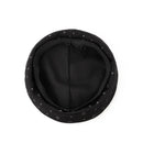 Black bucket hat with star pattern on a white background, Obroi