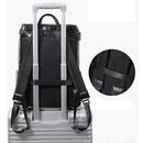 Leather Travel Backpack Men Business Backpack Large Rucksack for Men Laptop Bag