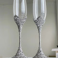 High Foot Crystal Red Creative Home Glassware High Beauty Light Luxury Awakening Cup Set Box