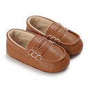 Leather Infant Crib Shoes for Baby Boys Loafers Newborn Footwear Toddler