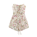 Summer Women's Elegant 2 Pcs Sets Knot Button Lace Jacket Coat Tops Lady Chic Dresses Outfit