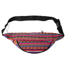 Women Waist Bag Fabric Fanny Pack Vintage Phone Bag Pouch Waist Bags for Travel