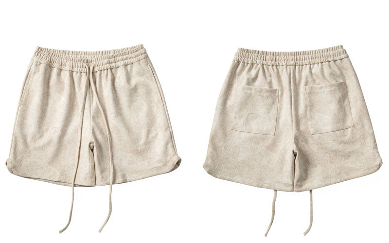 Mens Sports Shorts Streetwear Summer Casual Baggy Loose Punk Short Pants