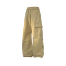 Cargo Pants Straight Casual Overalls Men Streetwear Loose Oversized Trousers