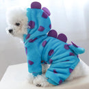 Puppy Jumpsuit Pet Warm Sweater Winter Autumn Cute Cartoon Clothes Small Dog Hoodie Cat Pajamas