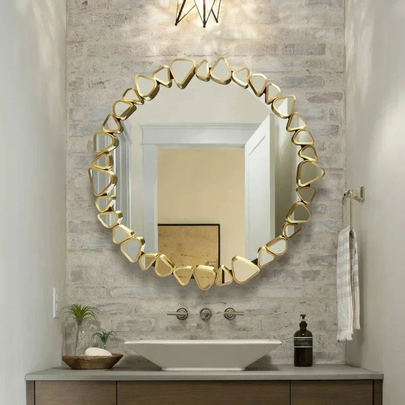 Mirror Decor Dressing Table Wall Mirror Modern Metal Design