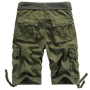 Retro Tactical Cargo Shorts Overalls Men Straight Loose Boardshorts